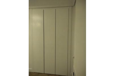 Portas de armario lacadas en branco